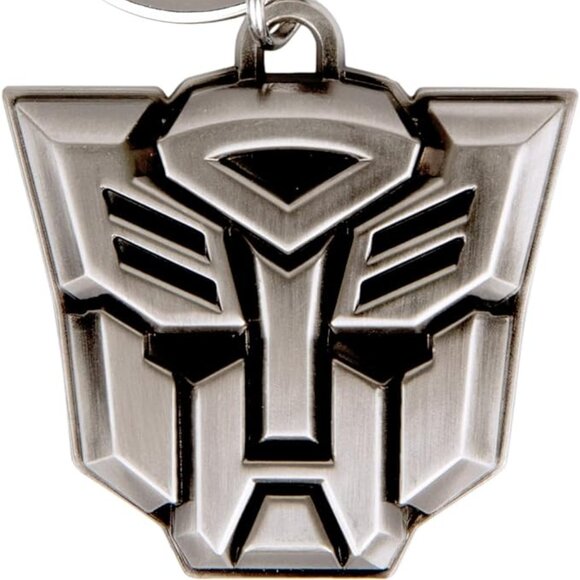 Transformers Autobots Logo Pewter Key Chain 80s nostalgia metal clip - Picture 1 of 4